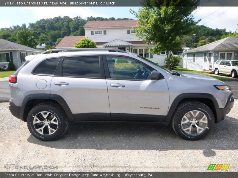 Billet Silver Metallic / Black 2017 Jeep Cherokee Trailhawk 4x4