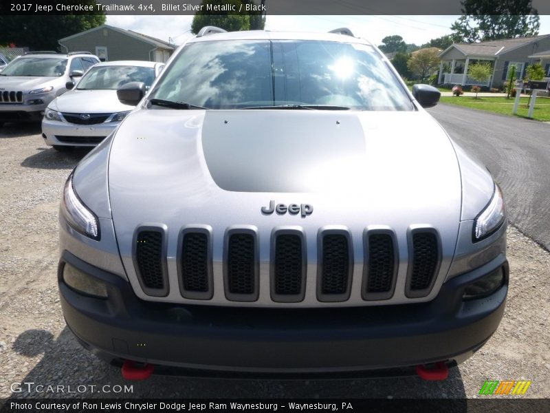 Billet Silver Metallic / Black 2017 Jeep Cherokee Trailhawk 4x4