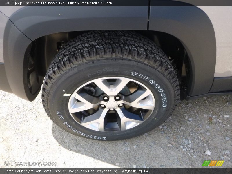 Billet Silver Metallic / Black 2017 Jeep Cherokee Trailhawk 4x4