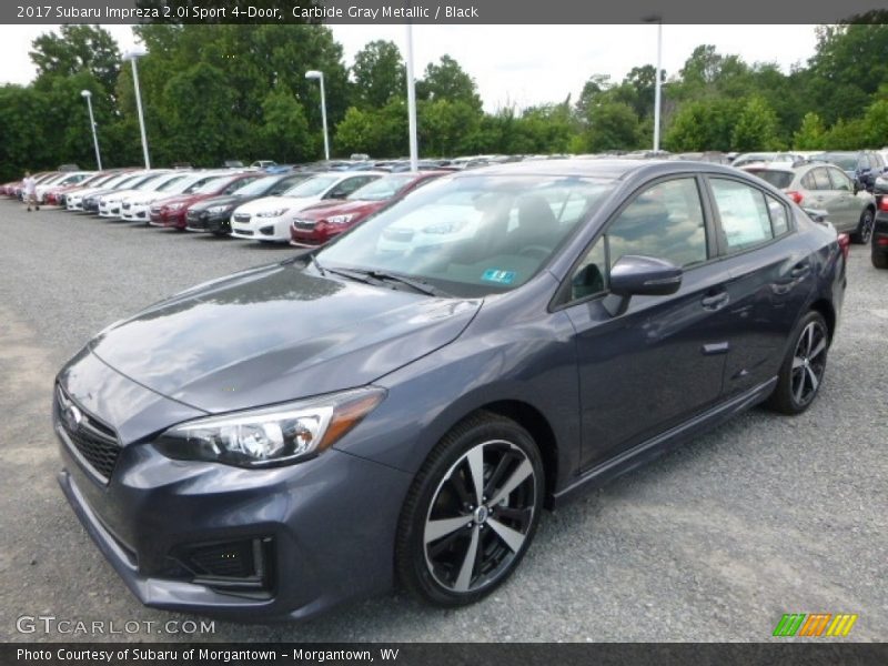 Carbide Gray Metallic / Black 2017 Subaru Impreza 2.0i Sport 4-Door