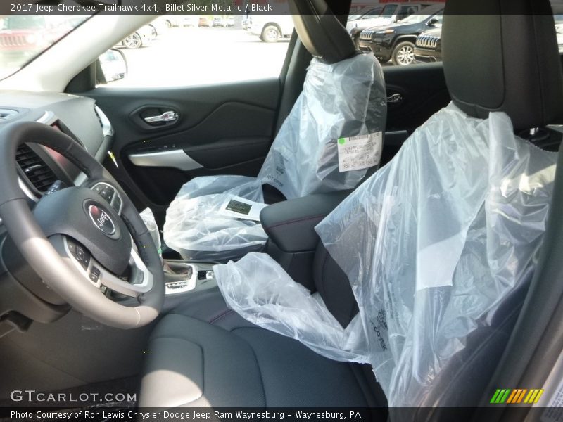 Billet Silver Metallic / Black 2017 Jeep Cherokee Trailhawk 4x4