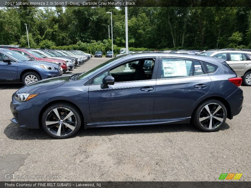 Carbide Gray Metallic / Black 2017 Subaru Impreza 2.0i Sport 5-Door