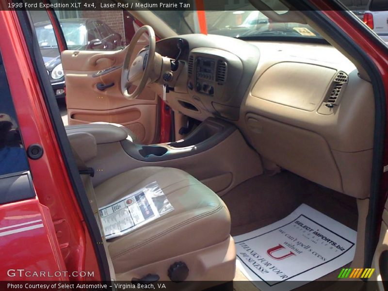 Laser Red / Medium Prairie Tan 1998 Ford Expedition XLT 4x4