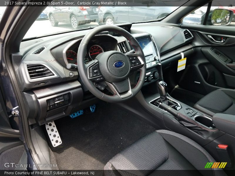 Carbide Gray Metallic / Black 2017 Subaru Impreza 2.0i Sport 5-Door