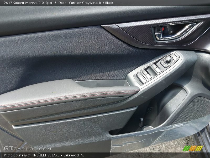 Carbide Gray Metallic / Black 2017 Subaru Impreza 2.0i Sport 5-Door