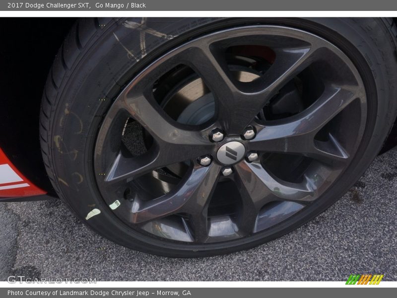 Go Mango / Black 2017 Dodge Challenger SXT