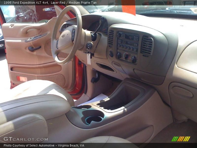 Laser Red / Medium Prairie Tan 1998 Ford Expedition XLT 4x4