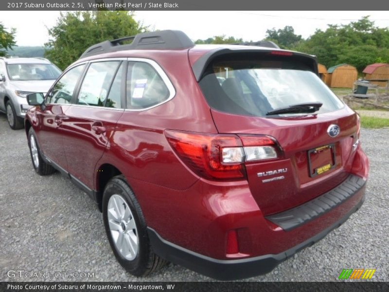 Venetian Red Pearl / Slate Black 2017 Subaru Outback 2.5i