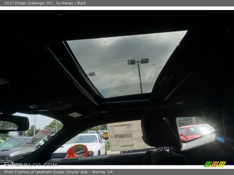 Go Mango / Black 2017 Dodge Challenger SXT