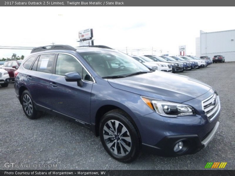 Twilight Blue Metallic / Slate Black 2017 Subaru Outback 2.5i Limited