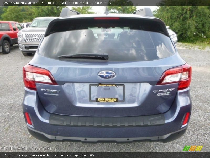 Twilight Blue Metallic / Slate Black 2017 Subaru Outback 2.5i Limited