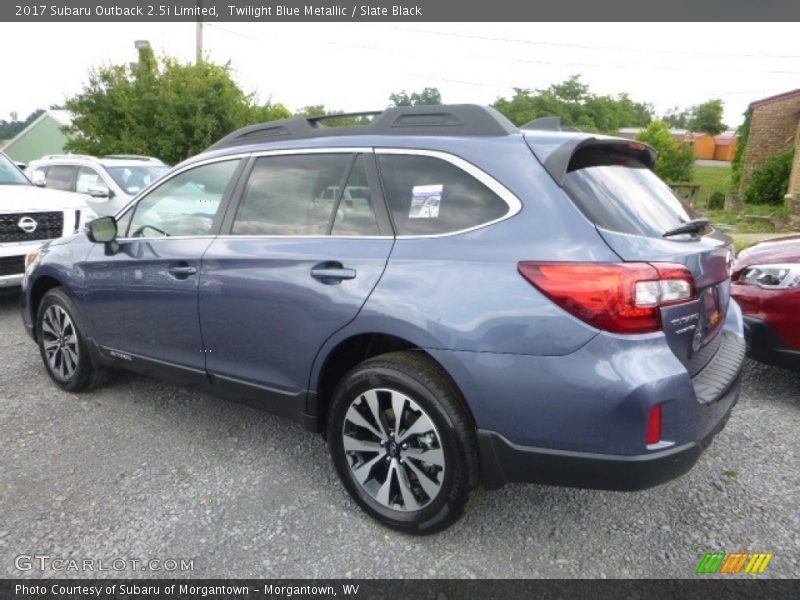 Twilight Blue Metallic / Slate Black 2017 Subaru Outback 2.5i Limited