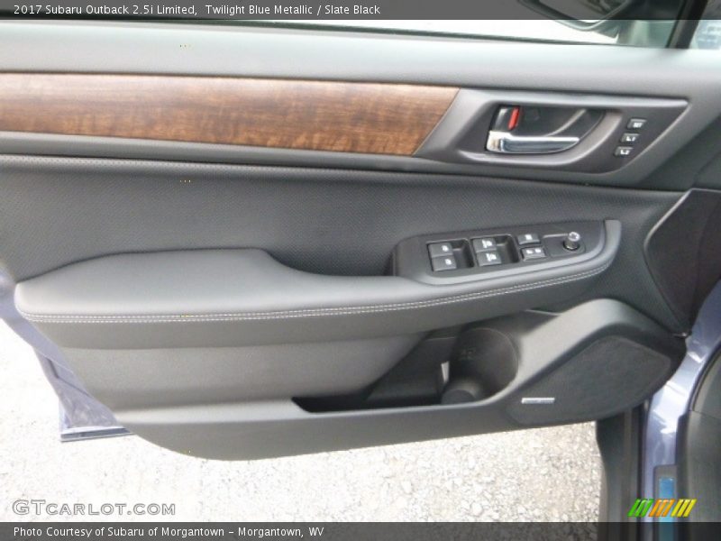 Twilight Blue Metallic / Slate Black 2017 Subaru Outback 2.5i Limited
