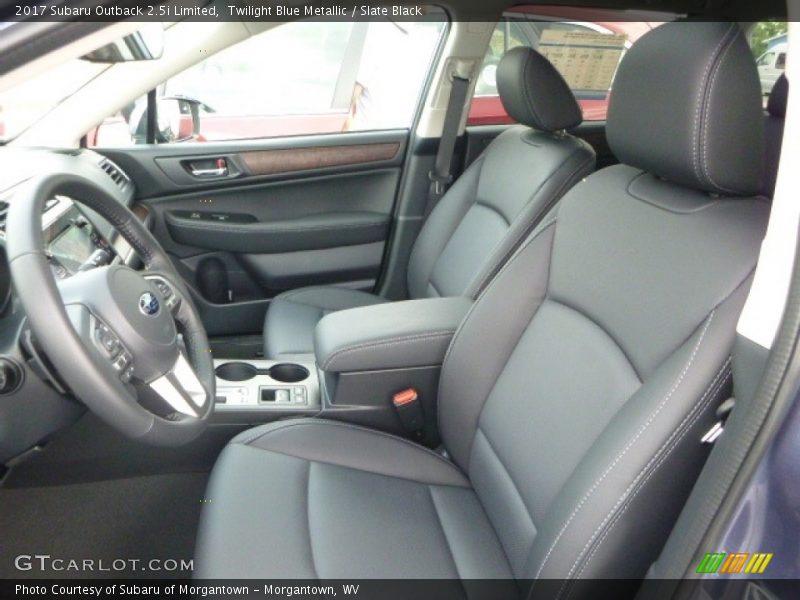 Twilight Blue Metallic / Slate Black 2017 Subaru Outback 2.5i Limited