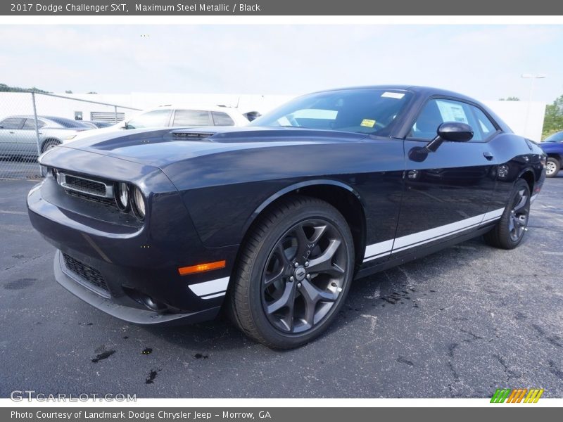 Maximum Steel Metallic / Black 2017 Dodge Challenger SXT