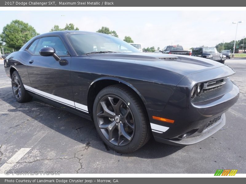 Maximum Steel Metallic / Black 2017 Dodge Challenger SXT