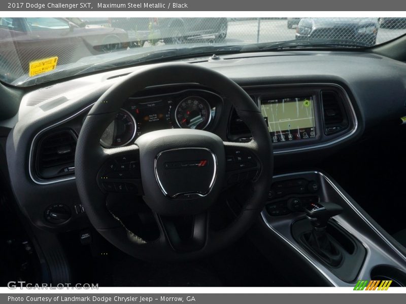 Maximum Steel Metallic / Black 2017 Dodge Challenger SXT
