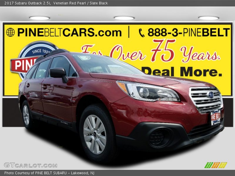 Venetian Red Pearl / Slate Black 2017 Subaru Outback 2.5i