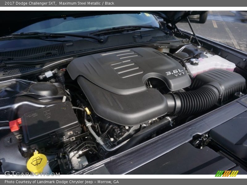 Maximum Steel Metallic / Black 2017 Dodge Challenger SXT