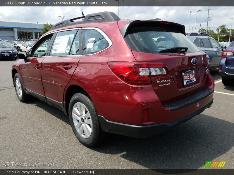 Venetian Red Pearl / Slate Black 2017 Subaru Outback 2.5i
