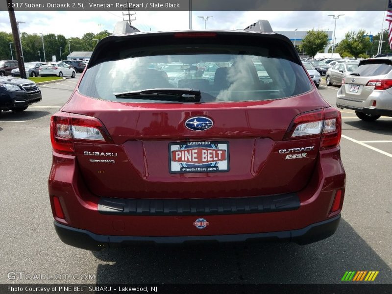 Venetian Red Pearl / Slate Black 2017 Subaru Outback 2.5i