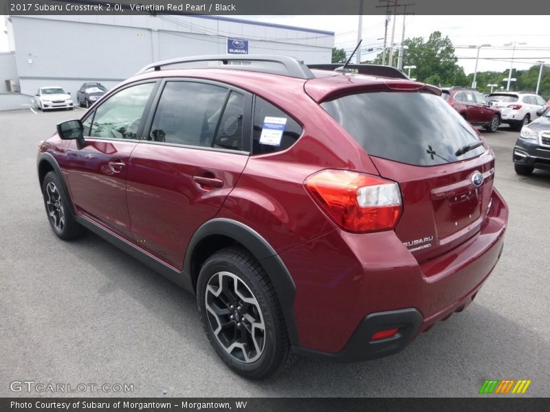Venetian Red Pearl / Black 2017 Subaru Crosstrek 2.0i