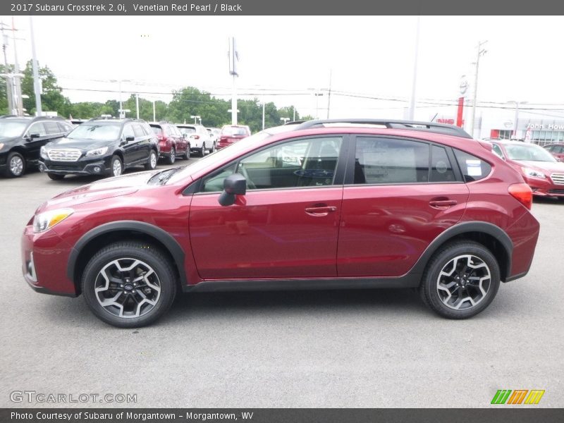 Venetian Red Pearl / Black 2017 Subaru Crosstrek 2.0i