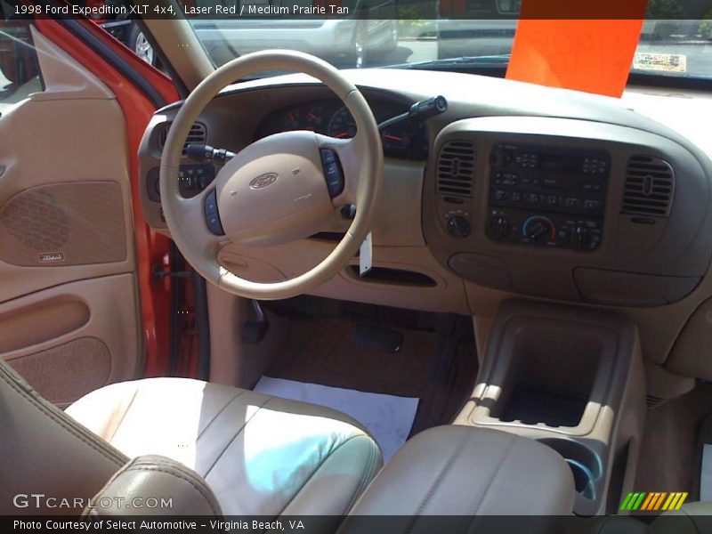 Laser Red / Medium Prairie Tan 1998 Ford Expedition XLT 4x4