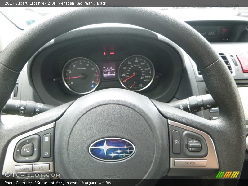 Venetian Red Pearl / Black 2017 Subaru Crosstrek 2.0i