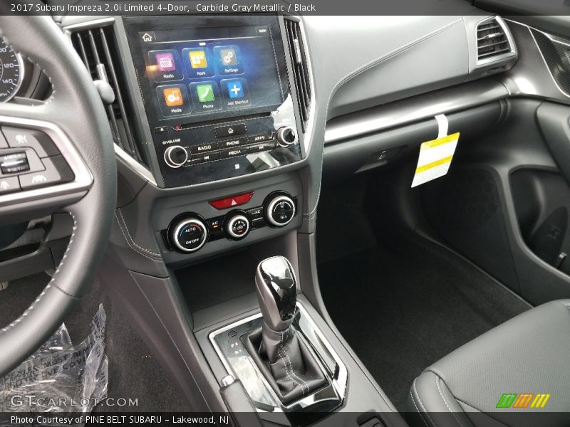 Carbide Gray Metallic / Black 2017 Subaru Impreza 2.0i Limited 4-Door