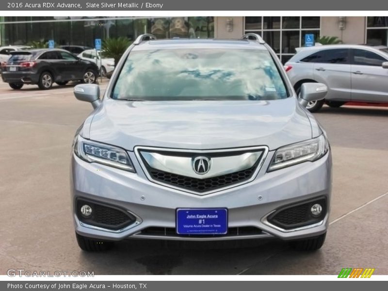 Slate Silver Metallic / Ebony 2016 Acura RDX Advance