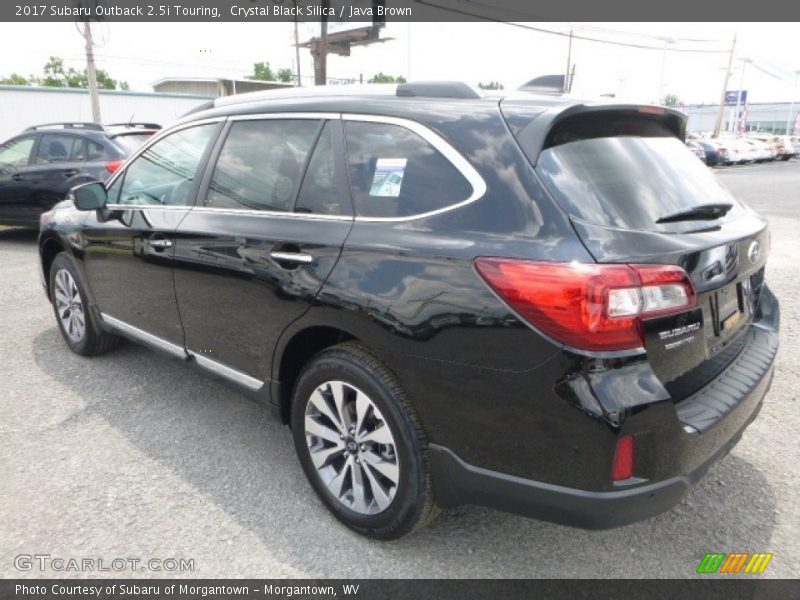 Crystal Black Silica / Java Brown 2017 Subaru Outback 2.5i Touring