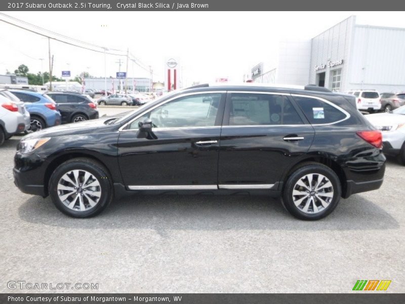 Crystal Black Silica / Java Brown 2017 Subaru Outback 2.5i Touring