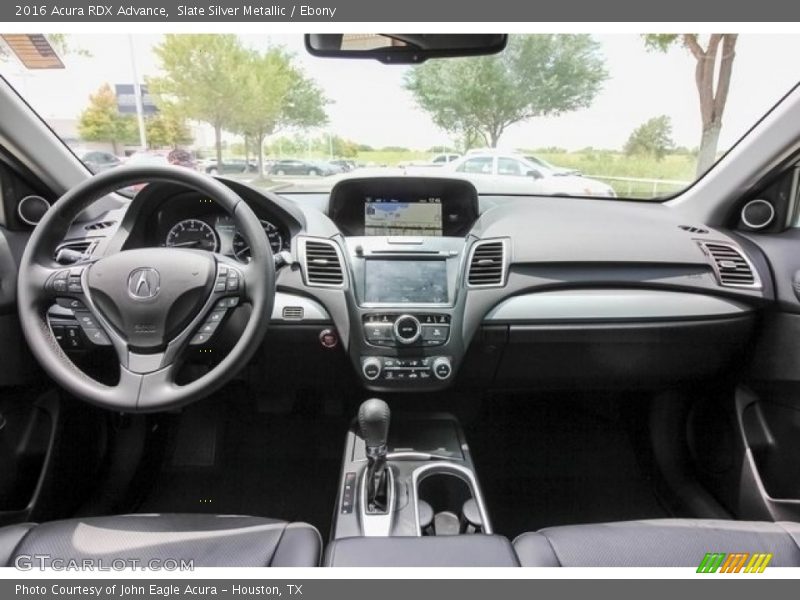 Slate Silver Metallic / Ebony 2016 Acura RDX Advance