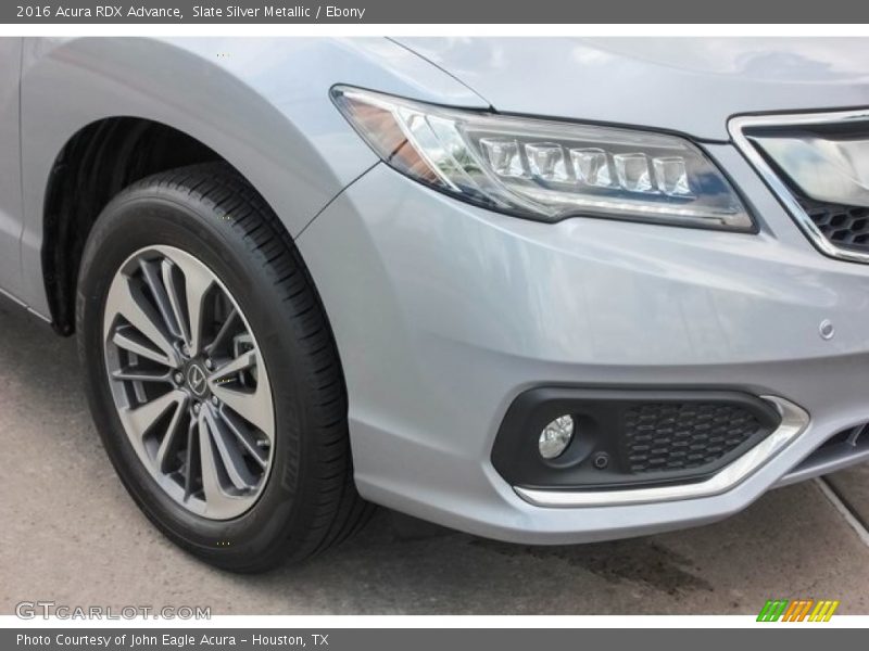 Slate Silver Metallic / Ebony 2016 Acura RDX Advance