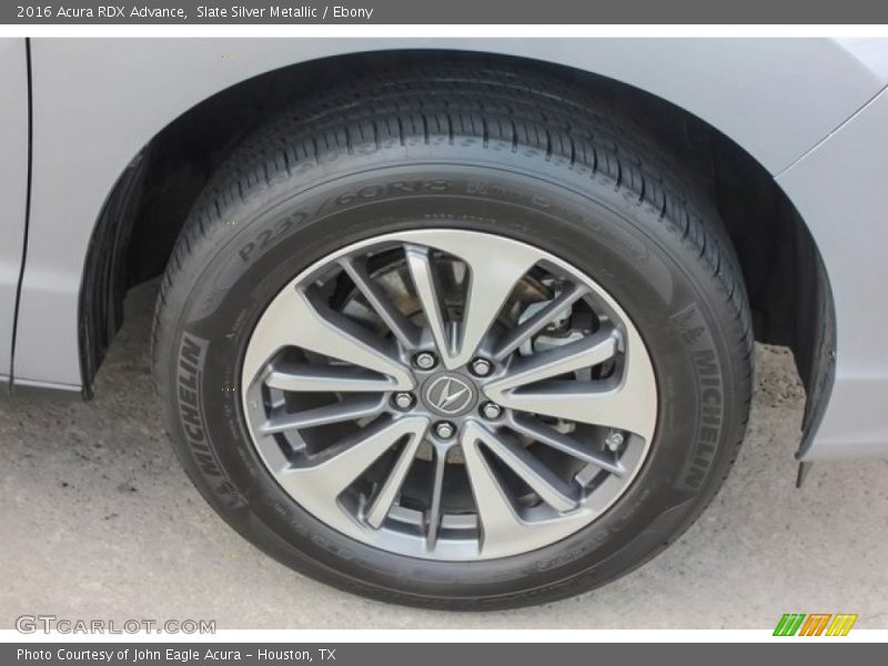 Slate Silver Metallic / Ebony 2016 Acura RDX Advance