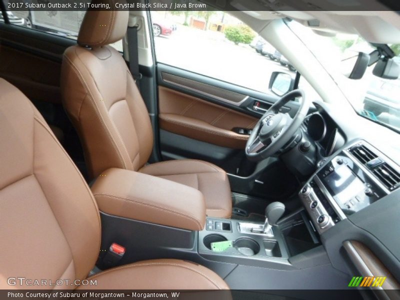 Crystal Black Silica / Java Brown 2017 Subaru Outback 2.5i Touring