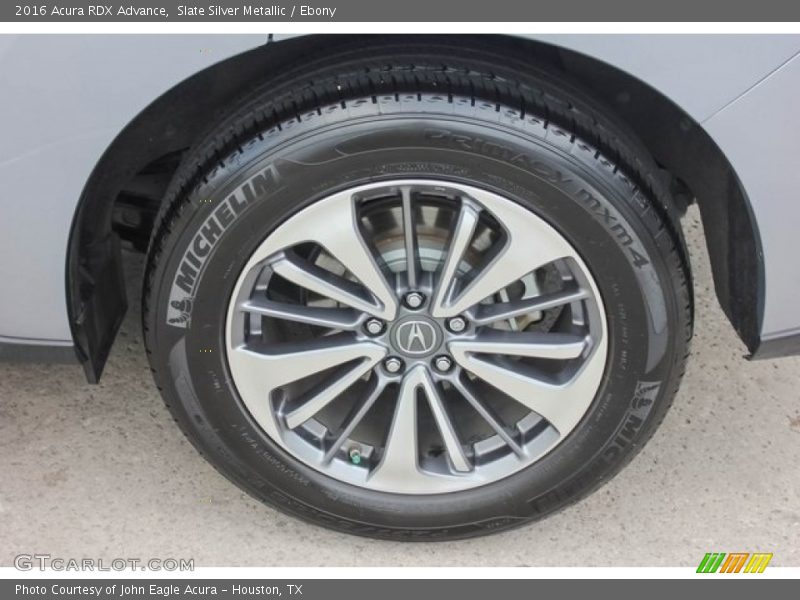Slate Silver Metallic / Ebony 2016 Acura RDX Advance