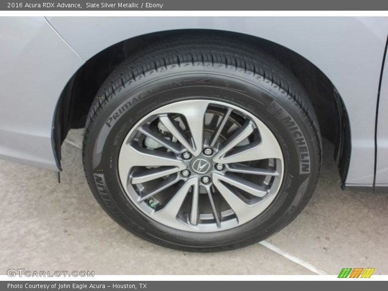 Slate Silver Metallic / Ebony 2016 Acura RDX Advance