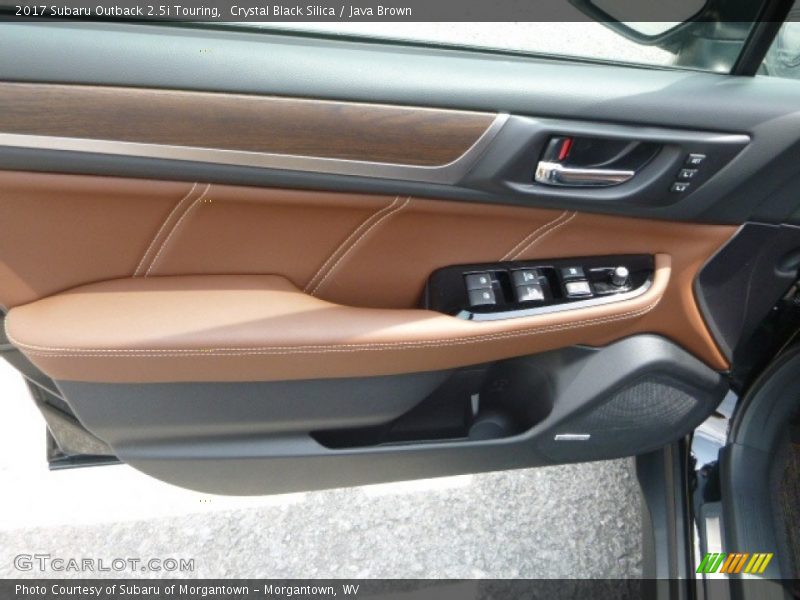 Crystal Black Silica / Java Brown 2017 Subaru Outback 2.5i Touring