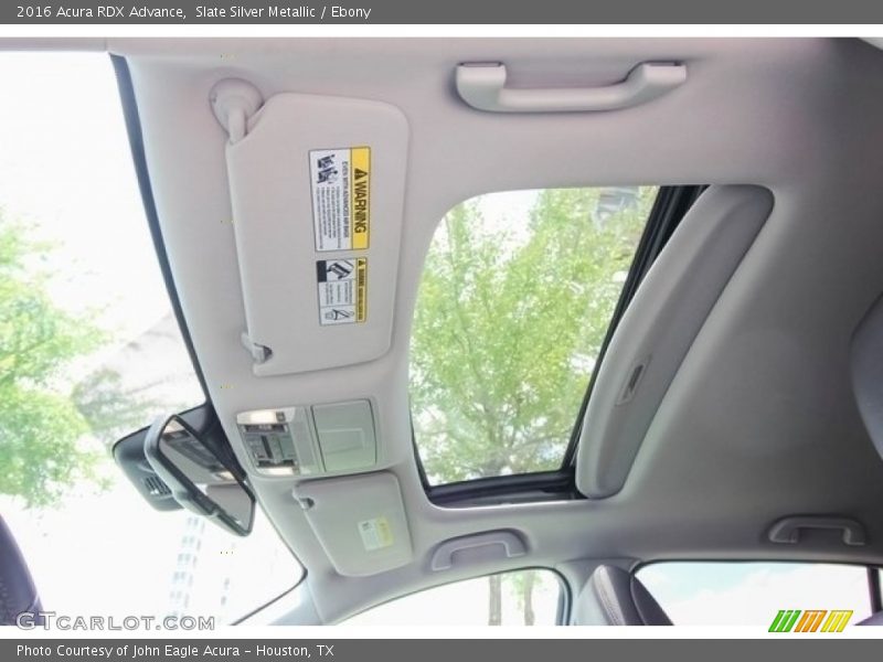 Slate Silver Metallic / Ebony 2016 Acura RDX Advance