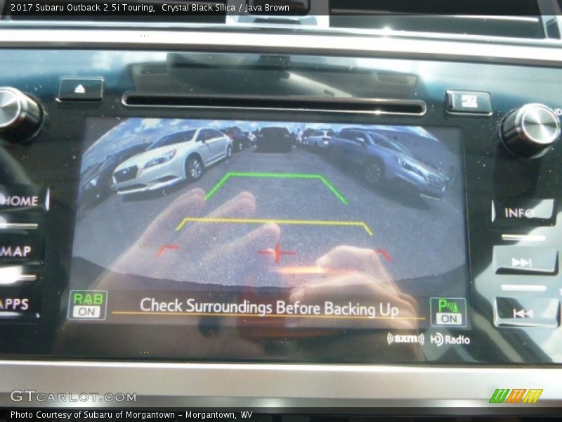 Crystal Black Silica / Java Brown 2017 Subaru Outback 2.5i Touring