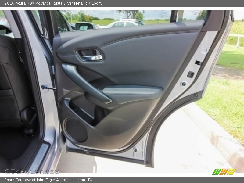 Slate Silver Metallic / Ebony 2016 Acura RDX Advance