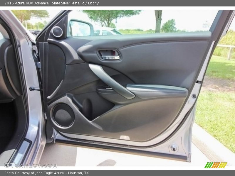 Slate Silver Metallic / Ebony 2016 Acura RDX Advance