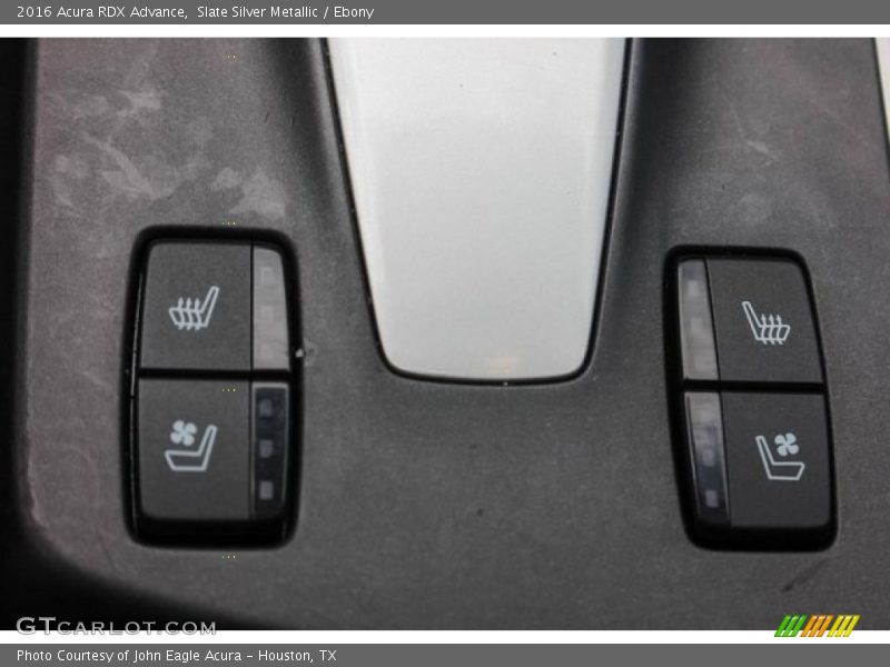 Slate Silver Metallic / Ebony 2016 Acura RDX Advance