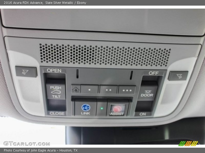 Slate Silver Metallic / Ebony 2016 Acura RDX Advance