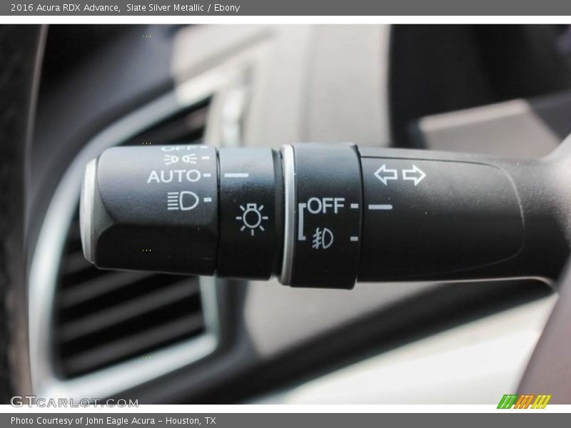 Slate Silver Metallic / Ebony 2016 Acura RDX Advance