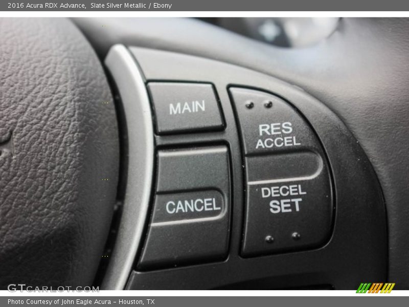 Slate Silver Metallic / Ebony 2016 Acura RDX Advance