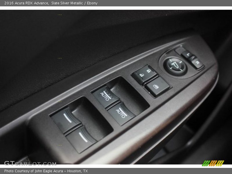 Slate Silver Metallic / Ebony 2016 Acura RDX Advance