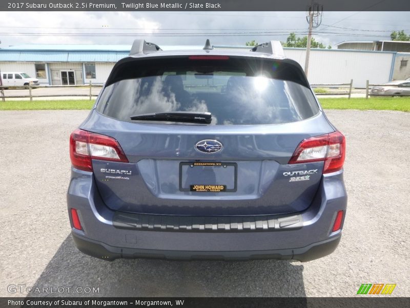Twilight Blue Metallic / Slate Black 2017 Subaru Outback 2.5i Premium